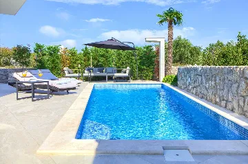 Villa in Krk for 6 Guests with Private Pool