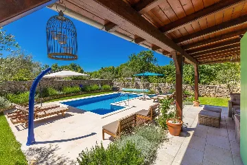 Villa with Heated Pool near Malinska (Sleeps 6)