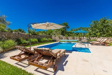 Villa with Heated Pool near Malinska (Sleeps 6)