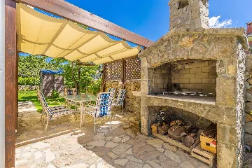 Villa with Heated Pool near Malinska (Sleeps 6)