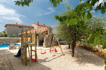 Stone House with Heated Pool in Vrh, Krk for 8–10