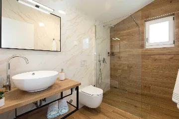 Stone House with Heated Pool in Vrh, Krk for 8–10