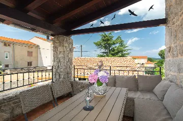 Stone House with Heated Pool in Vrh, Krk for 8–10