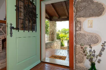 Stone House with Heated Pool in Vrh, Krk for 8–10