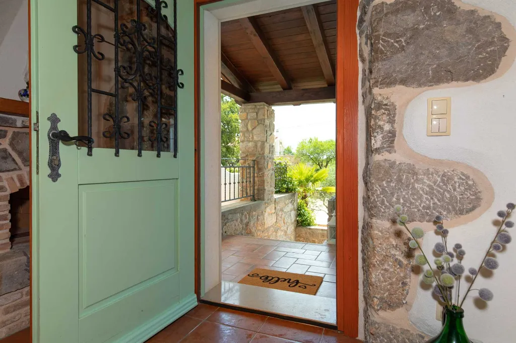 Stone House with Heated Pool in Vrh, Krk for 8–10