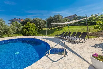 Villa with Pool in Salatići for Up to 6 Guests