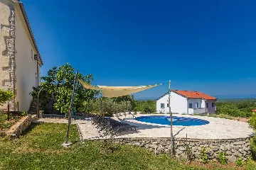 Villa with Pool in Salatići for Up to 6 Guests
