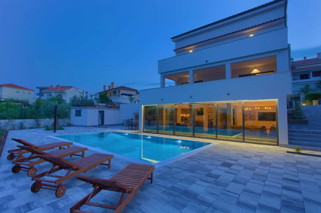 Modern Villa in Krk for 8 Guests with Outdoor Pool