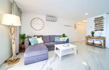 Apartment in Krk with Private Pool and Sea View