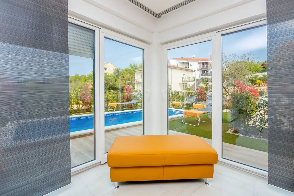 Villa in Malinska for 6 with Heated Pool