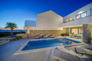 Dobrinj 3-Bedroom Villa with Private Heated Pool
