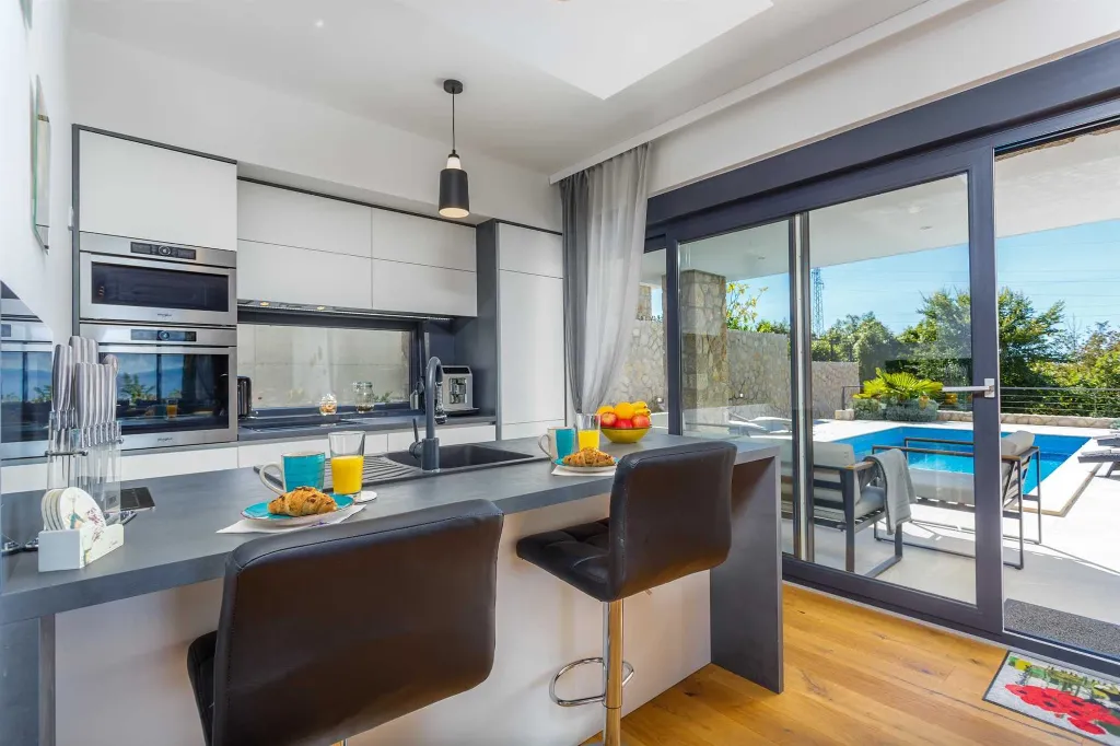 Dobrinj 3-Bedroom Villa with Private Heated Pool