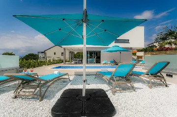 Malinska Villa with Heated Pool for 10 Guests