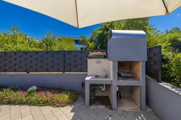 Njivice Apartment with Shared Pool for 5 Guests