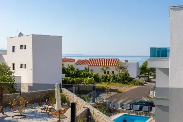 Krk 2-Bedroom Apartment with Sea View Terrace
