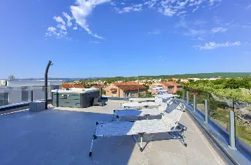 Krk 2-Bedroom Apartment with Sea View Terrace