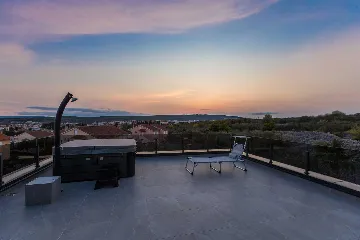 Krk 2-Bedroom Apartment with Sea View Terrace