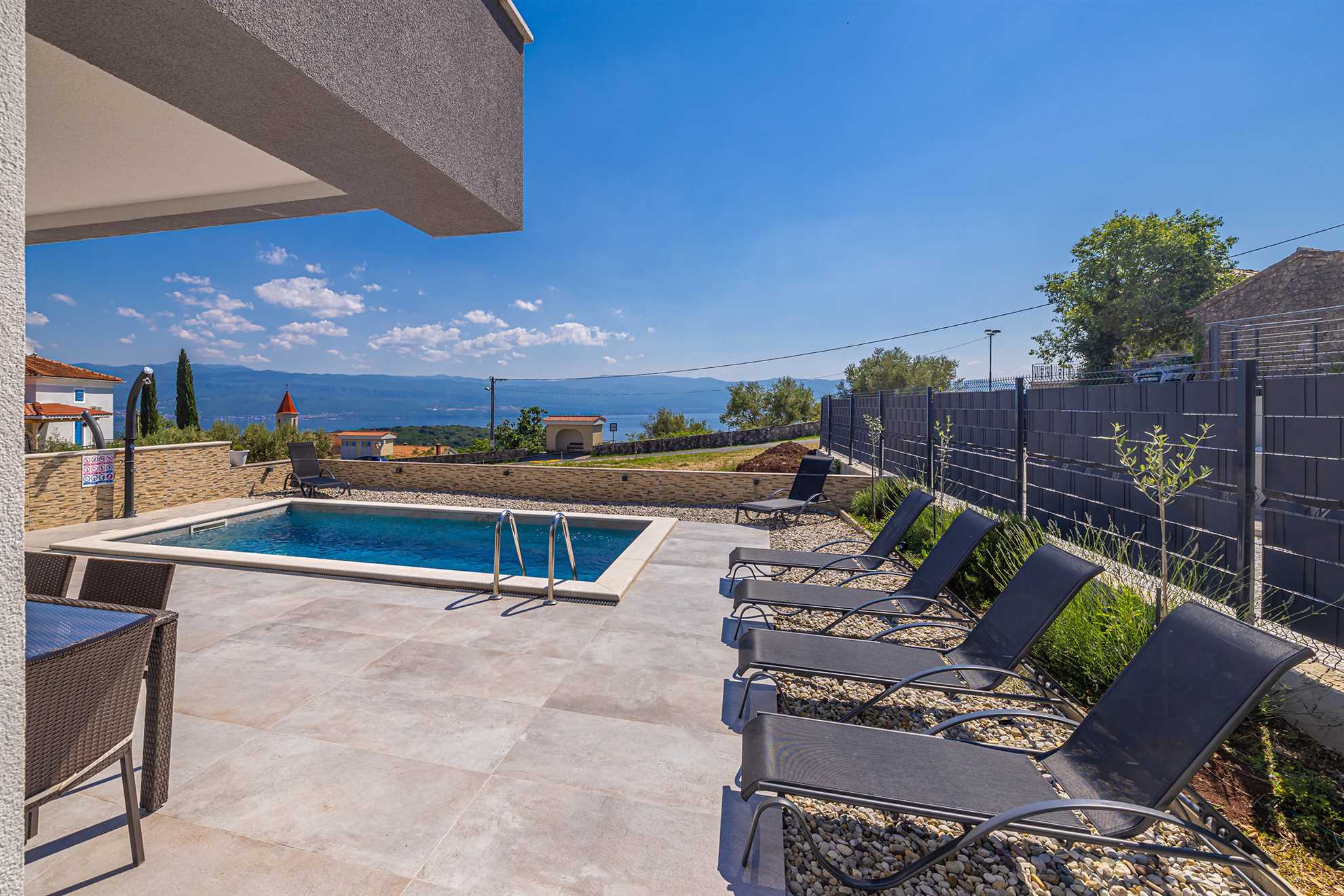 Holiday house LAVANDA with pool and panoramic seaview