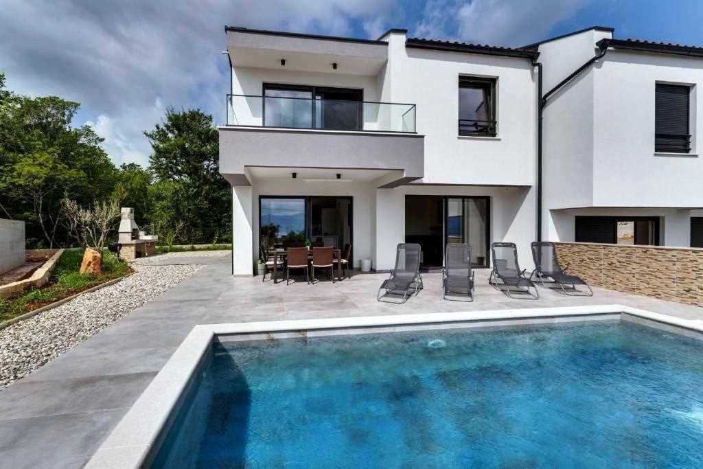 Holiday house LAVANDA with pool and panoramic seaview