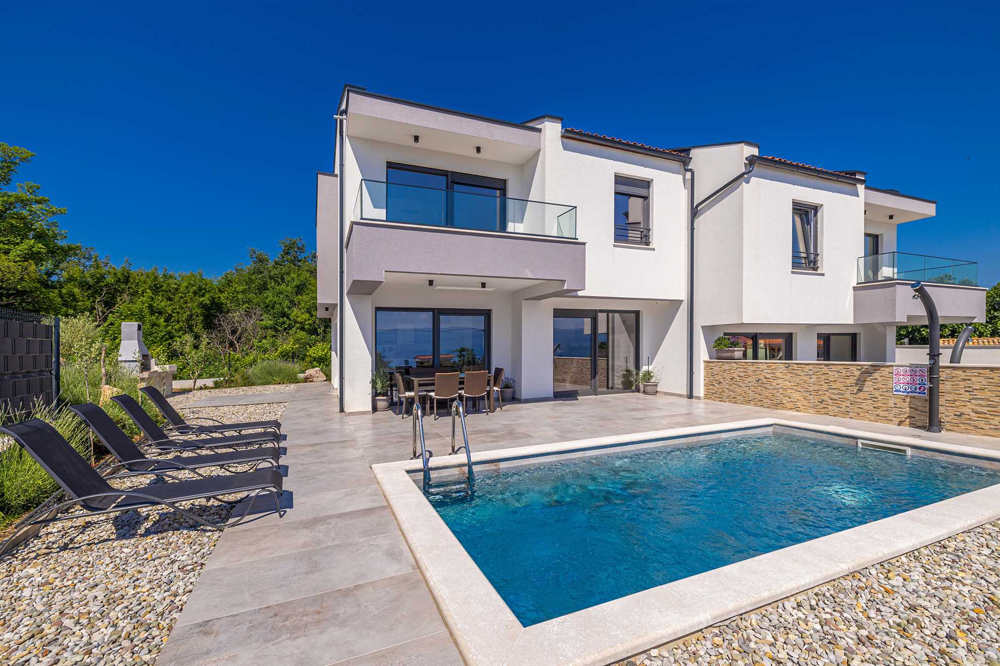 Holiday house LAVANDA with pool and panoramic seaview