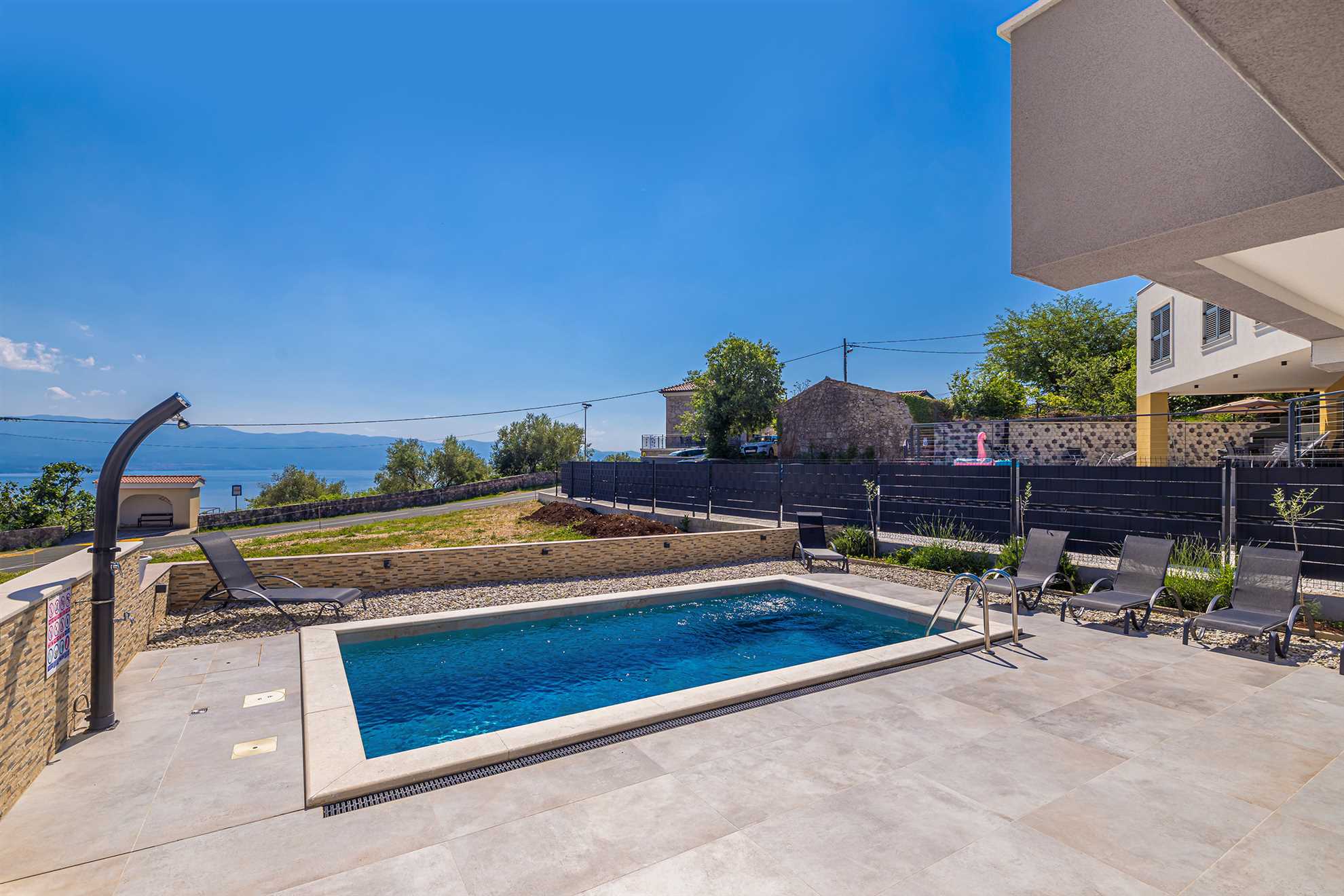 Holiday house LAVANDA with pool and panoramic seaview