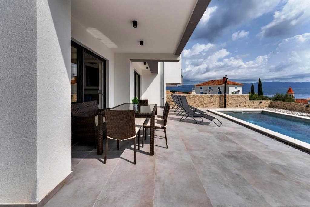 Holiday house LAVANDA with pool and panoramic seaview
