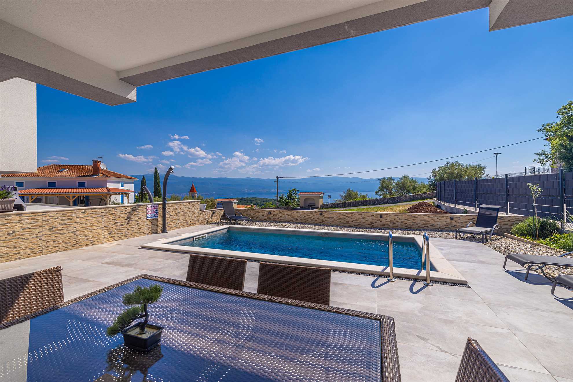 Holiday house LAVANDA with pool and panoramic seaview