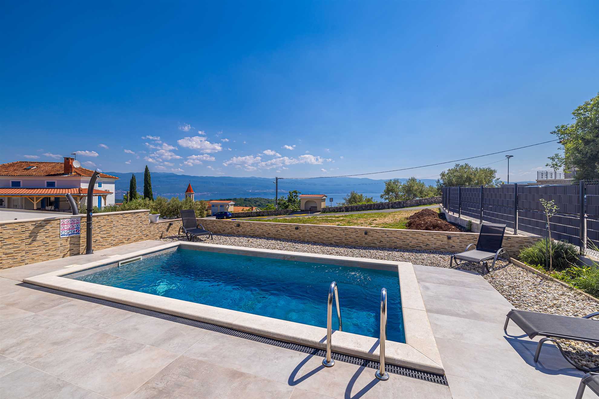 Holiday house LAVANDA with pool and panoramic seaview
