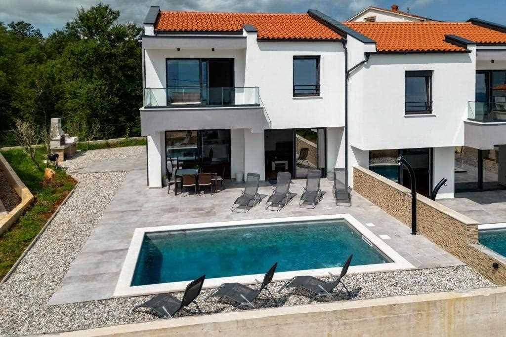 Holiday house LAVANDA with pool and panoramic seaview