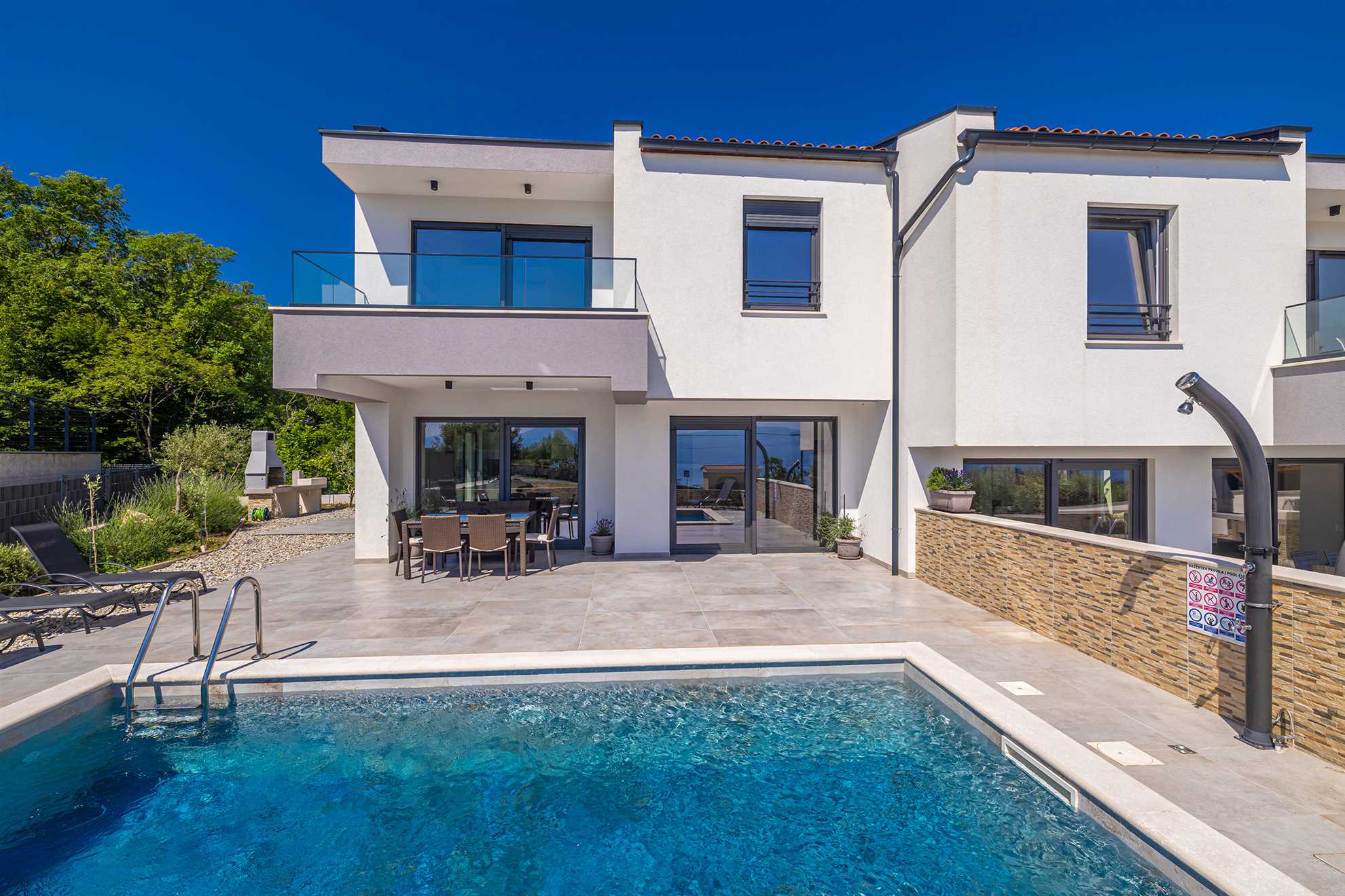 Holiday house LAVANDA with pool and panoramic seaview
