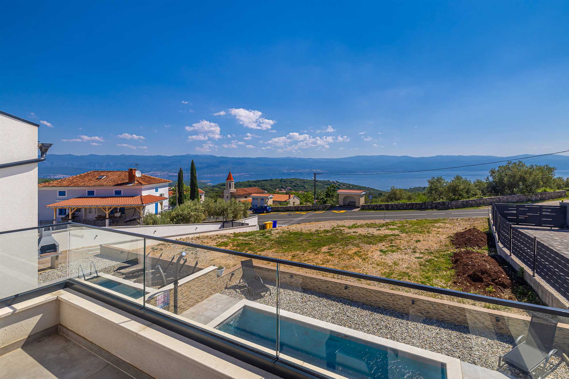Holiday house LAVANDA with pool and panoramic seaview