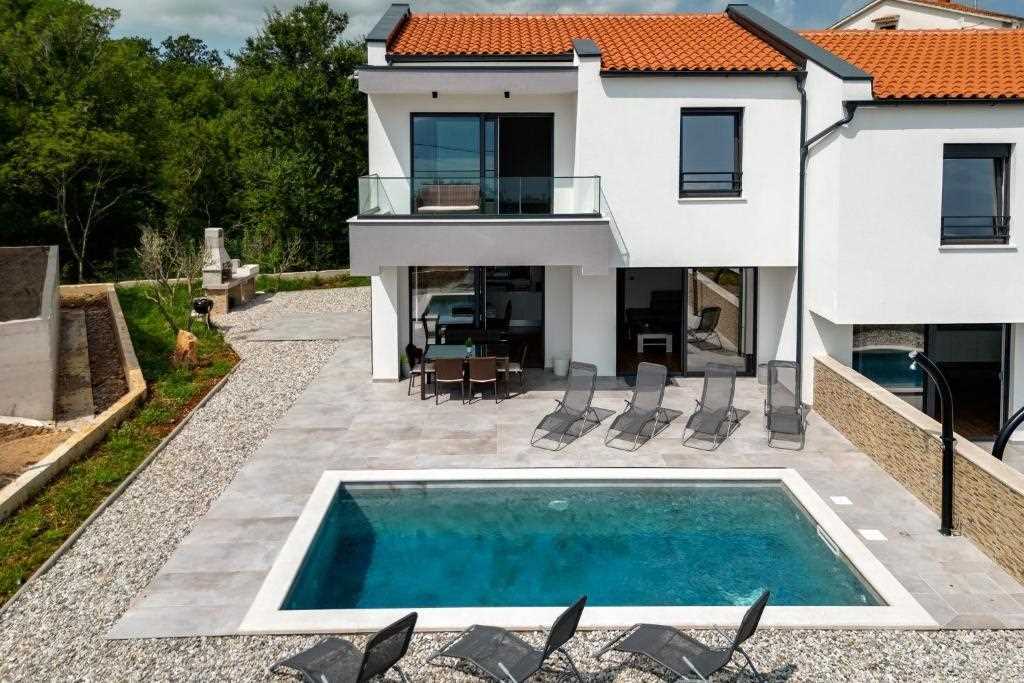 Holiday house LAVANDA with pool and panoramic seaview
