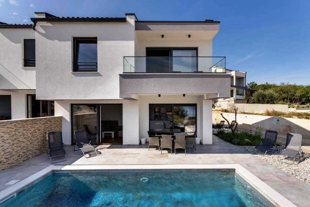 Holiday house ROSEMARY with pool and panoramic seaview