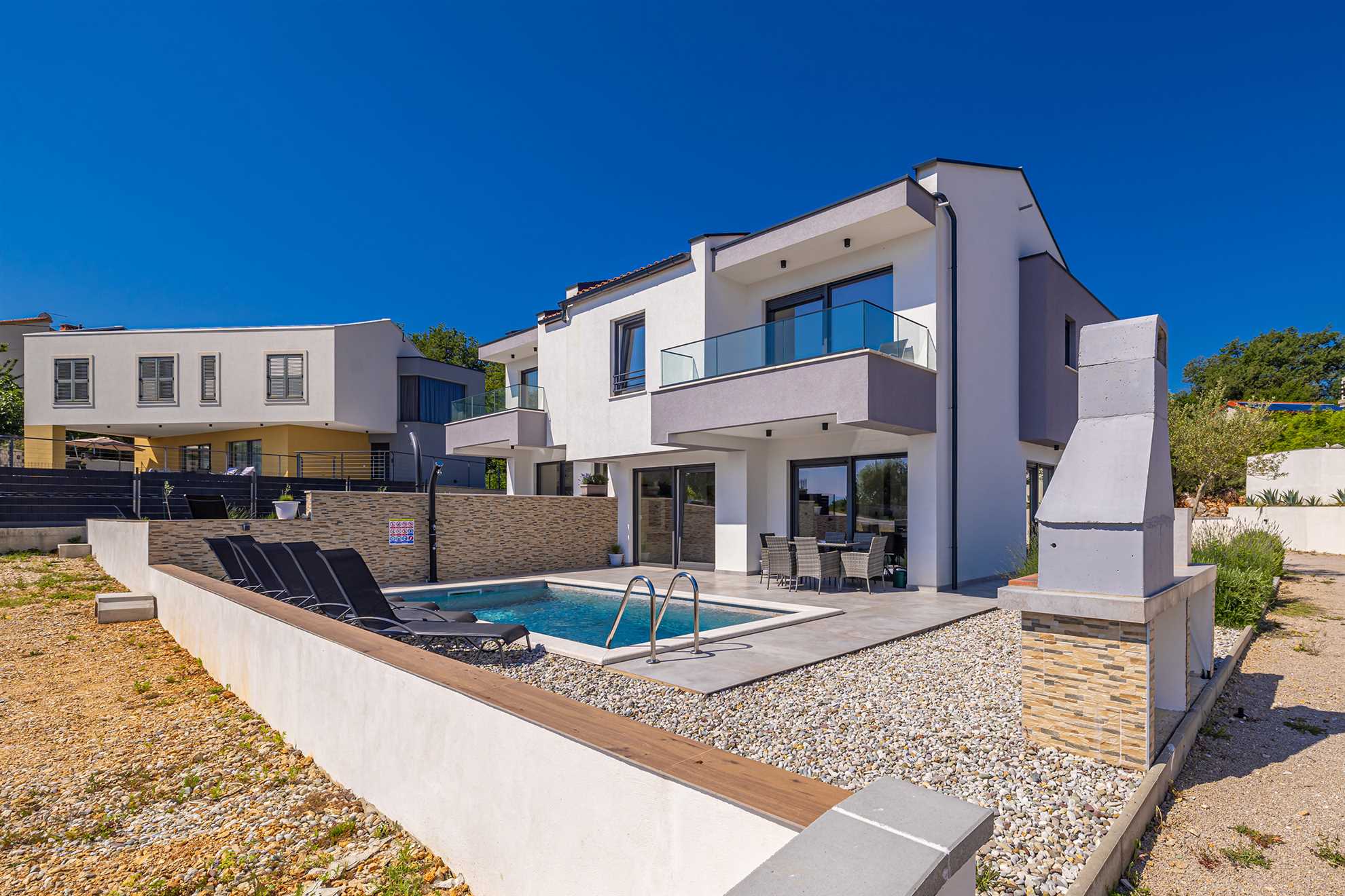 Holiday house ROSEMARY with pool and panoramic seaview