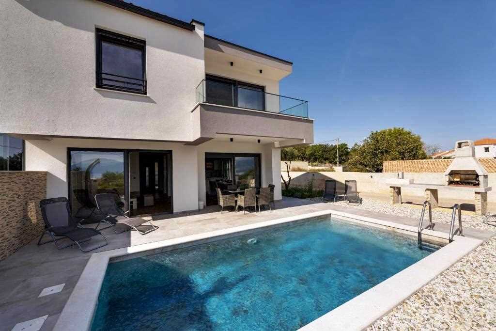 Holiday house ROSEMARY with pool and panoramic seaview