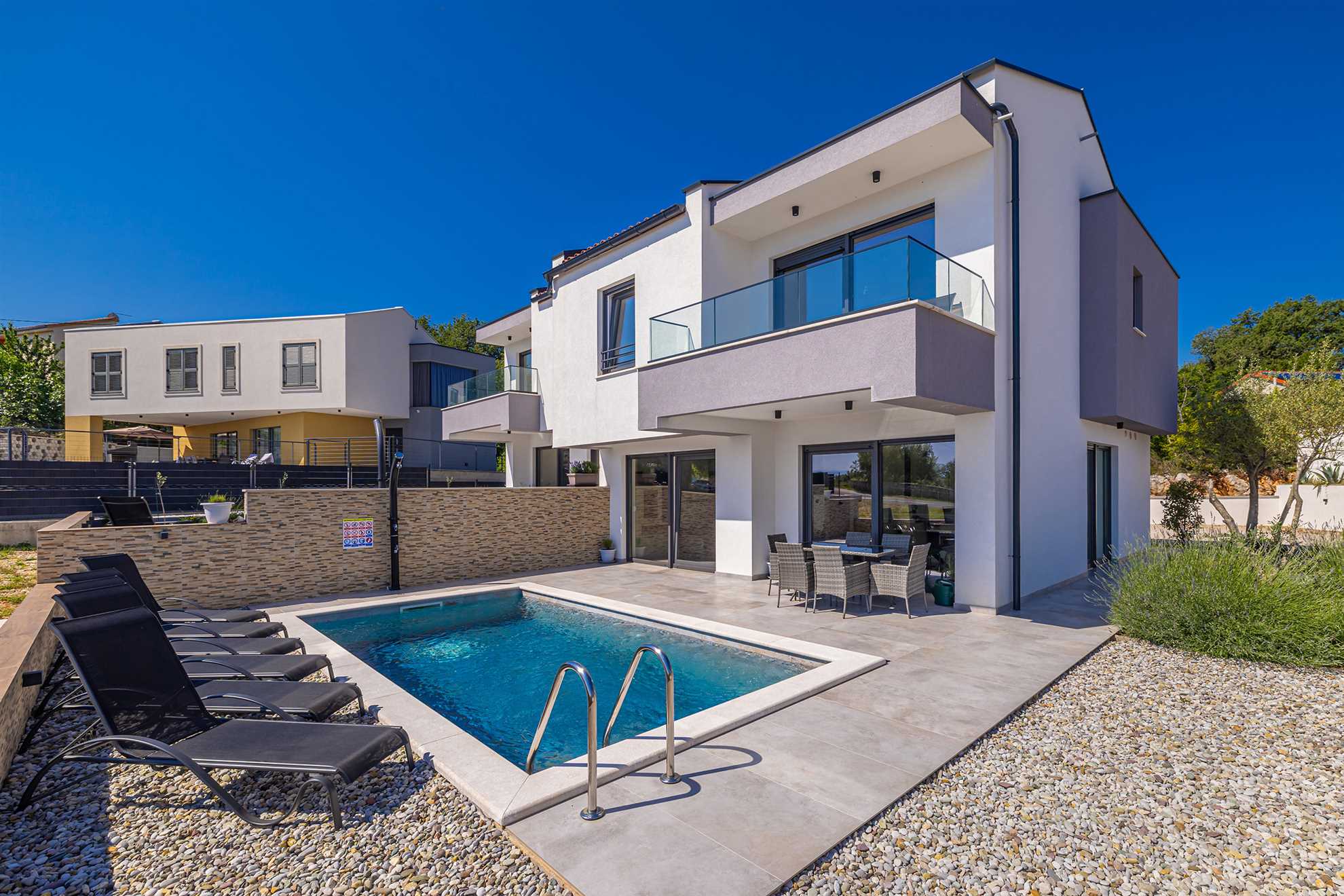 Holiday house ROSEMARY with pool and panoramic seaview