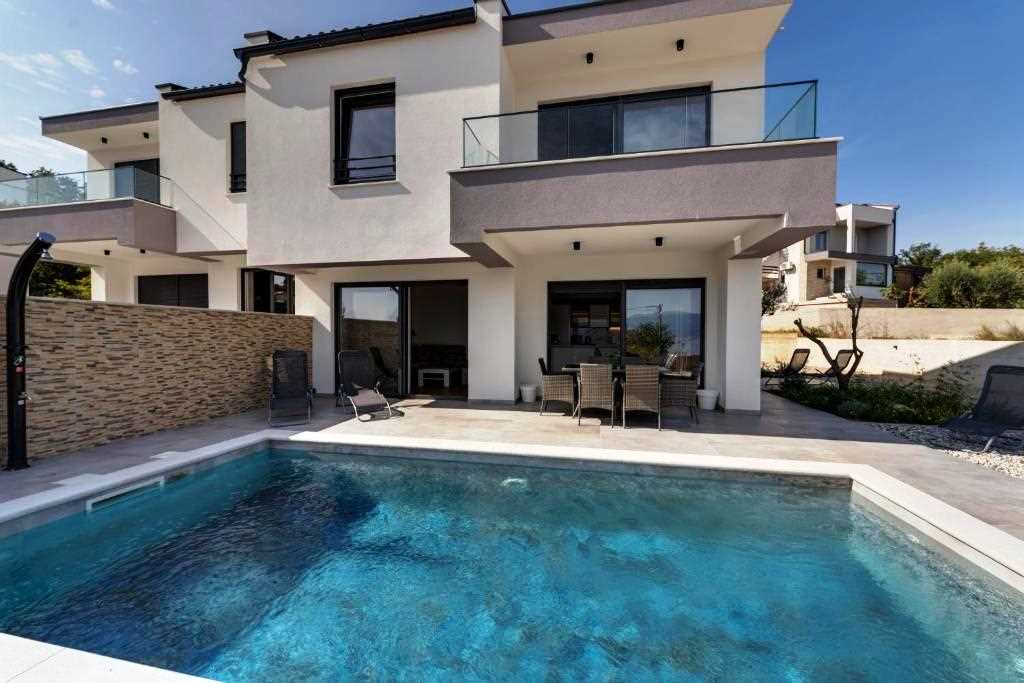 Holiday house ROSEMARY with pool and panoramic seaview