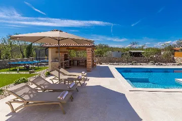 4-Bedroom Villa with Heated Pool in Krk