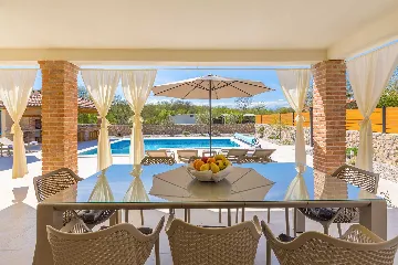 4-Bedroom Villa with Heated Pool in Krk