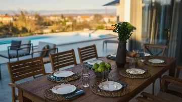 Villa in Vrh, Croatia with Swimming Pool