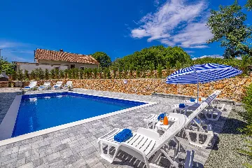 4-Bedroom Villa with Private Pool in Žgaljići