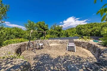 House in Kras for up to 5 with Private Pool