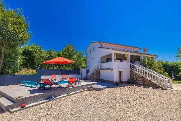 House in Kras for up to 5 with Private Pool