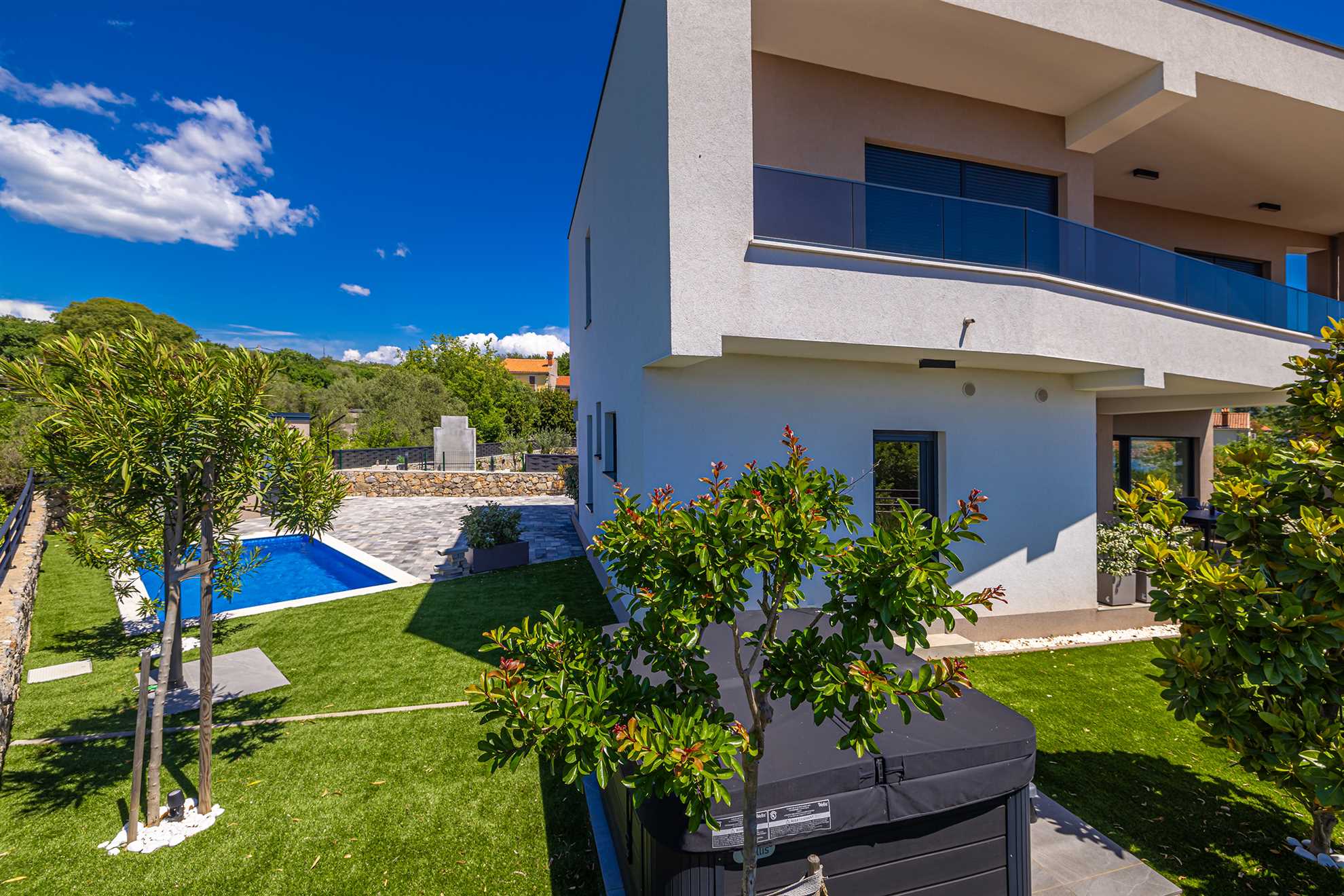 Holiday house VILLA PATRICK with pool, jacuzzi and sauna
