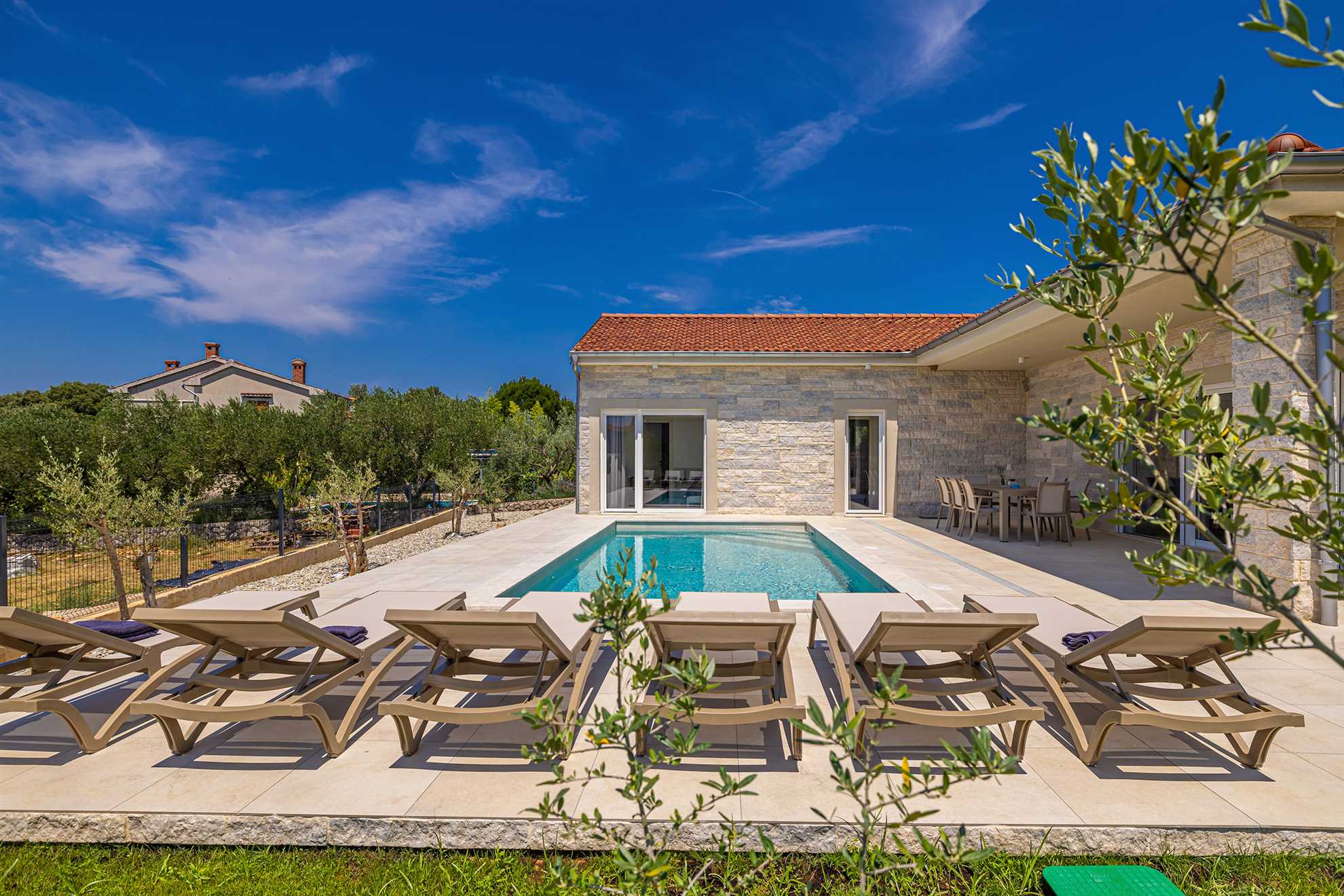 Villa FUSKA mit privatem Pool