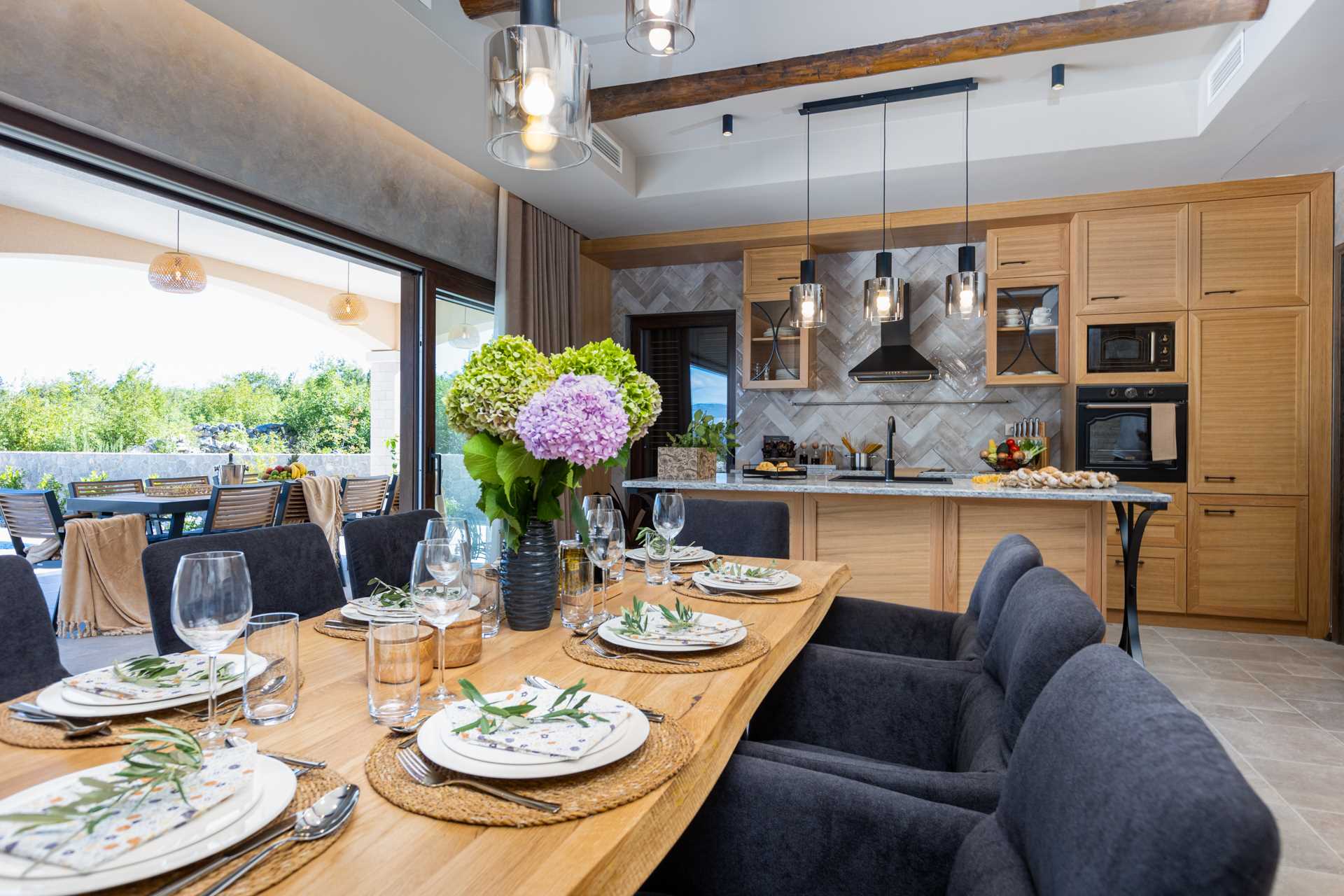 Luxusvilla GLABROVA mit Pool, Whirlpool und Sauna