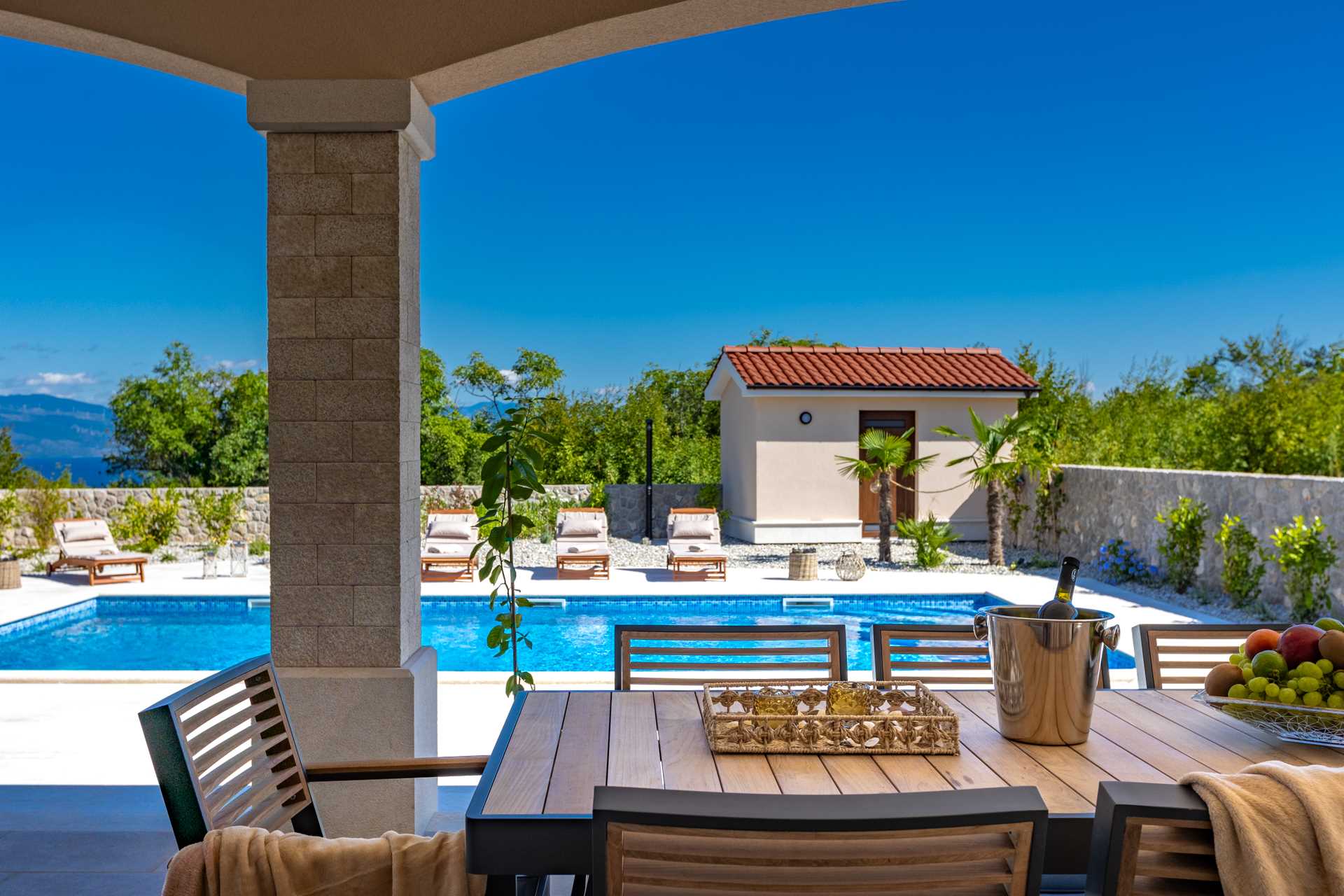 Luxusvilla GLABROVA mit Pool, Whirlpool und Sauna