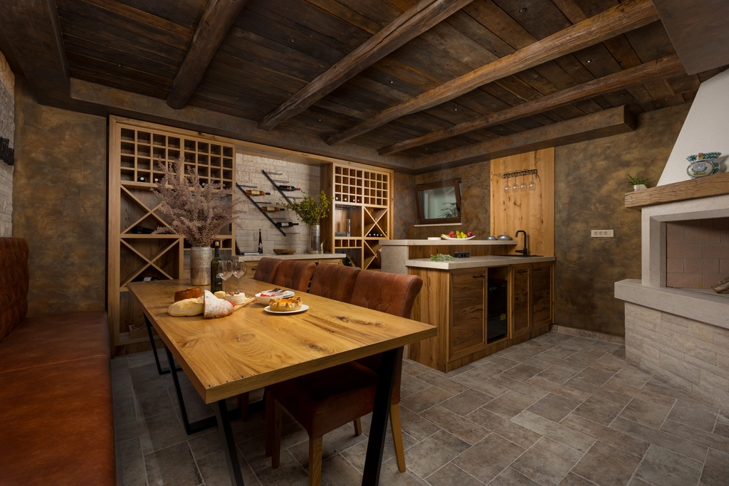 4-Bedroom Villa with Pool, Jacuzzi & Sauna in Žestilac