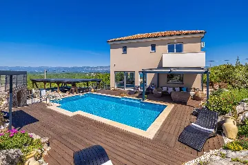 Dobrinj Sea View Villa for 8 Guests