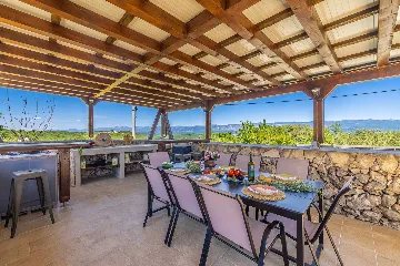 Dobrinj Sea View Villa for 8 Guests